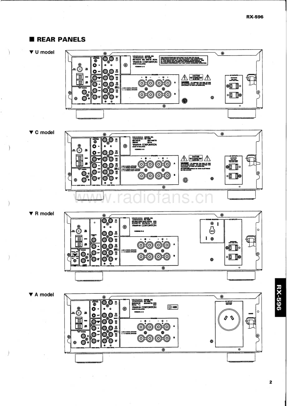 Yamaha-RX-596-Service-Manual电路原理图.pdf_第3页
