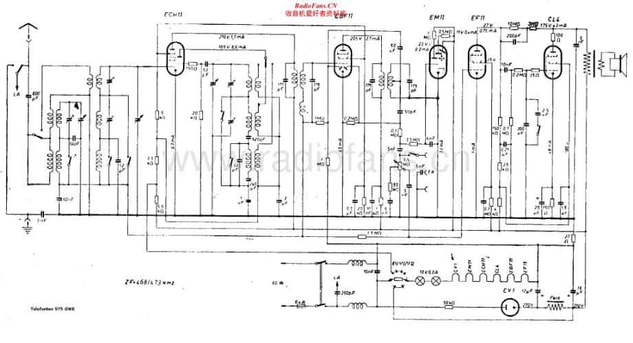 Telefunken-975-GWK-Schematic电路原理图.pdf_第1页