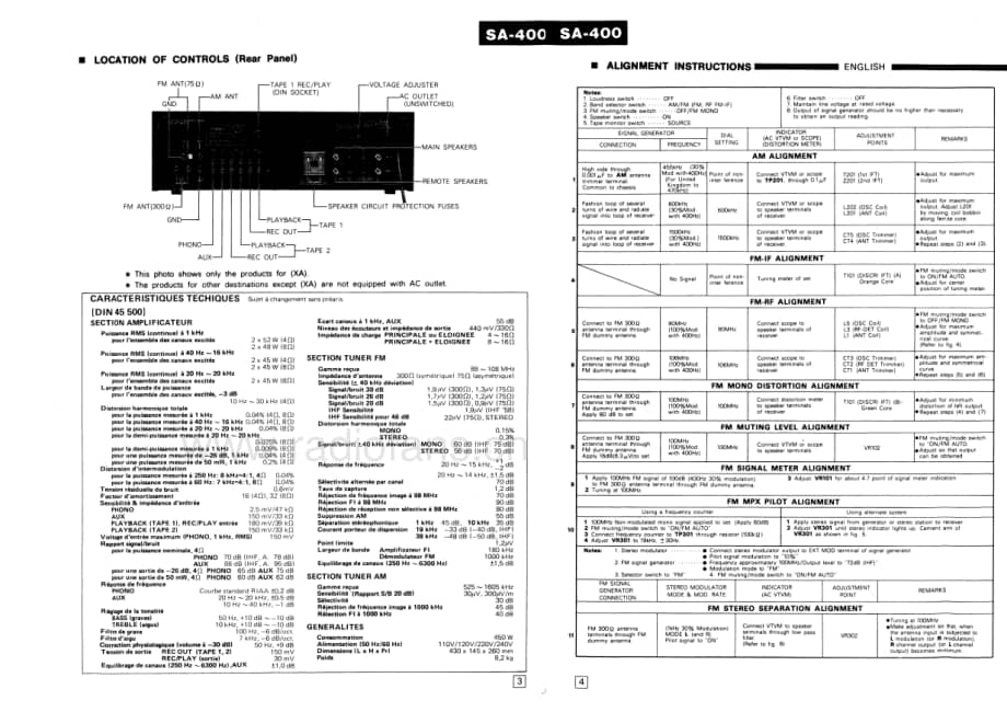 Technics-SA-400-Service-Manual电路原理图.pdf_第3页
