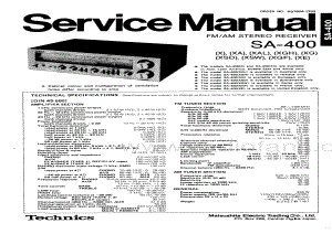 Technics-SA-400-Service-Manual电路原理图.pdf
