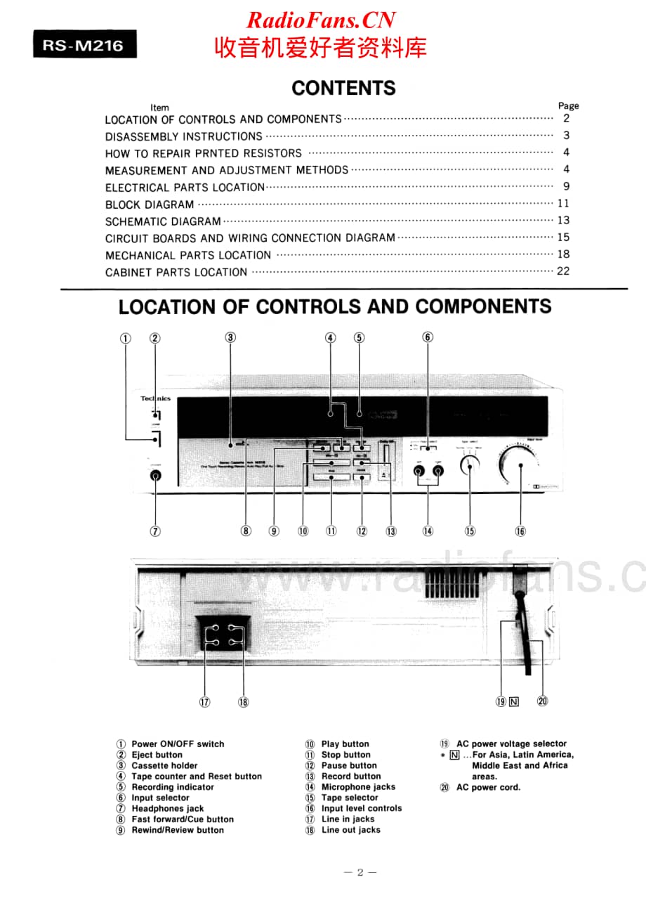 Technics-RSM-216-Service-Manual电路原理图.pdf_第2页