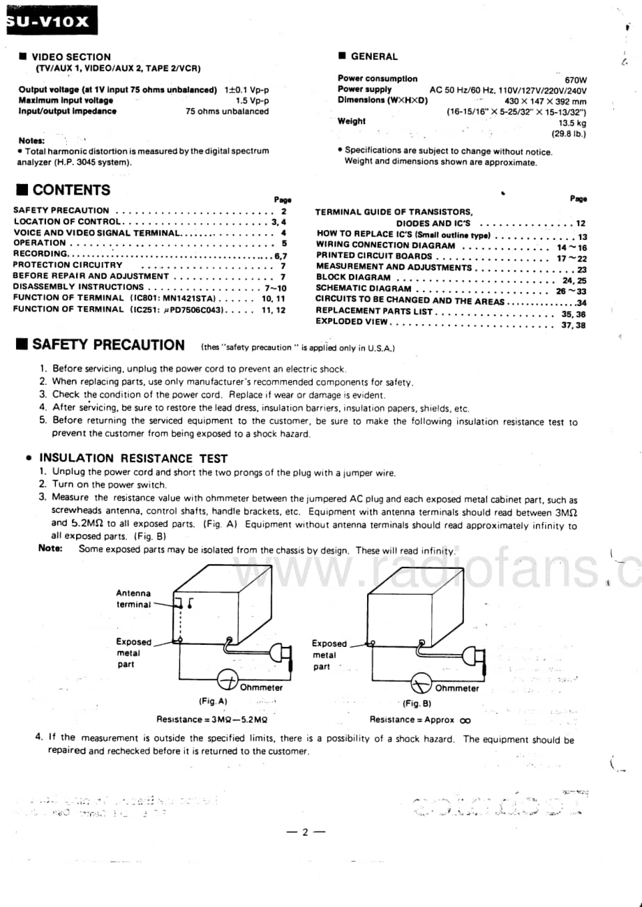 Technics-SUV-10-X-Schematics电路原理图.pdf_第2页