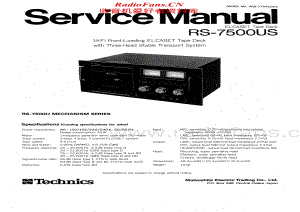 Technics-RS-7500-US-Service-Manual电路原理图.pdf
