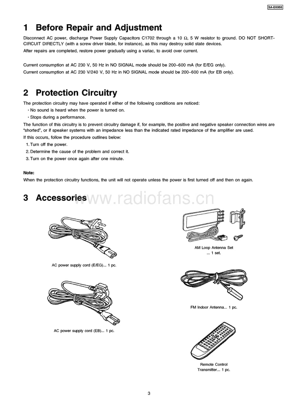 Technics-SADX-950-Service-Manual电路原理图.pdf_第3页