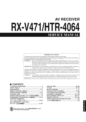 Yamaha-RXV-471-Service-Manual电路原理图.pdf