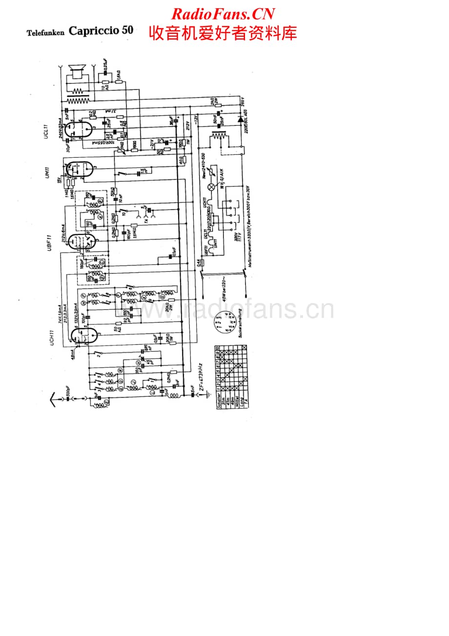 Telefunken-Capriccio-50-Schematic电路原理图.pdf_第1页