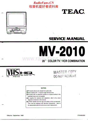 Teac-MV-2010-Service-Manual电路原理图.pdf