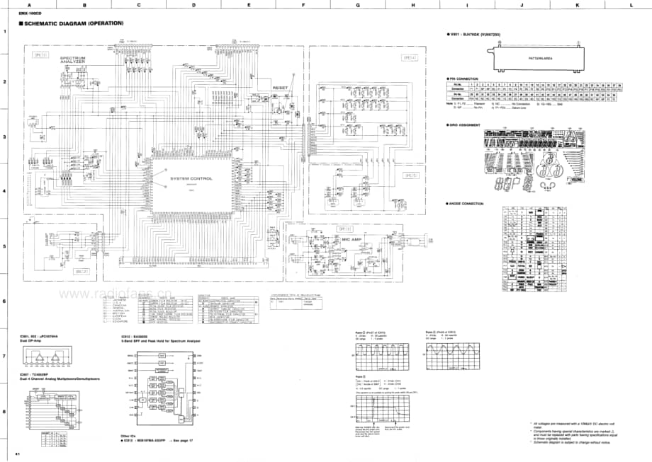 Yamaha-EMX-100-CD-Schematic电路原理图.pdf_第3页