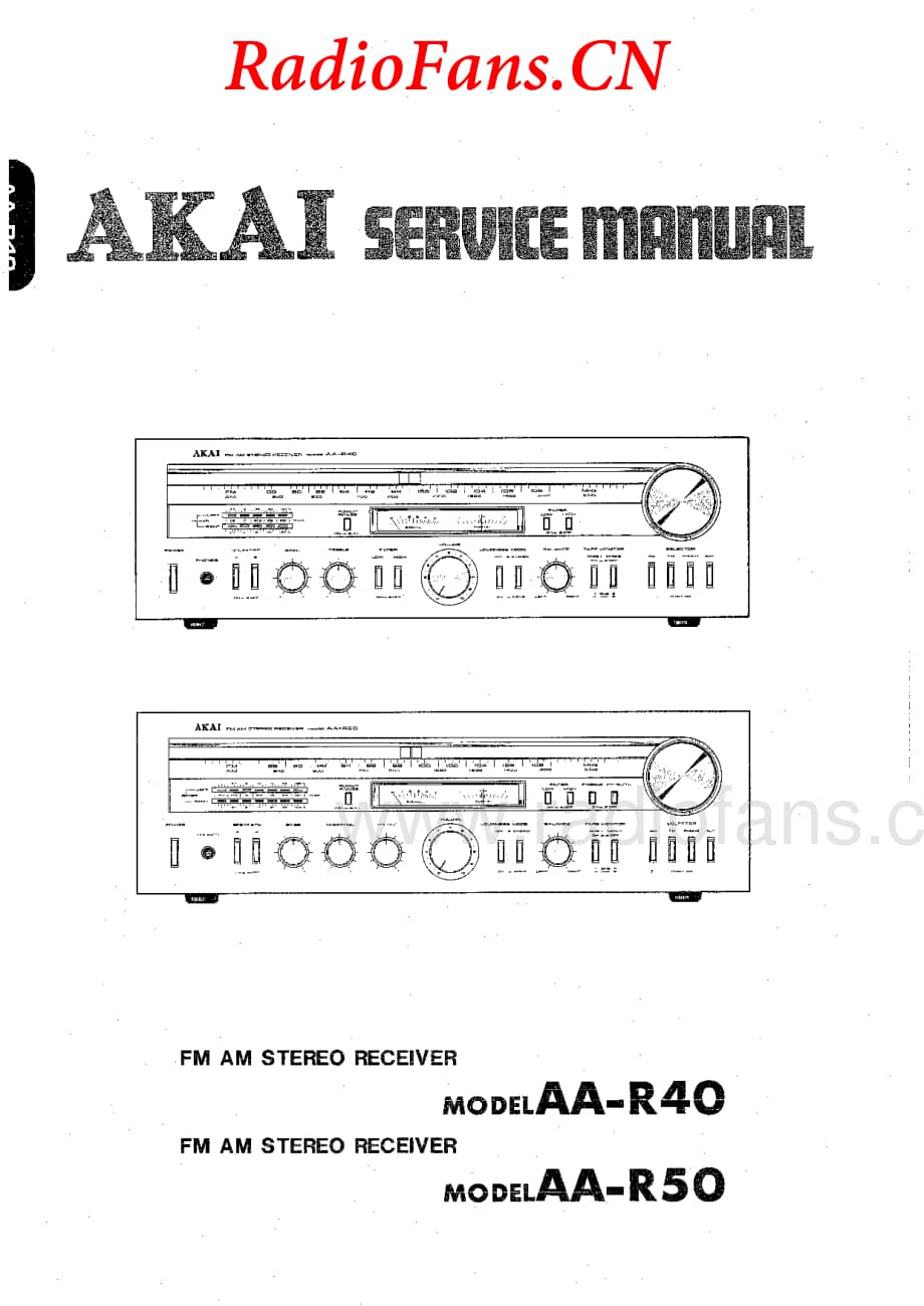 Akai-AAR50-rec-sm维修电路图 手册.pdf_第1页