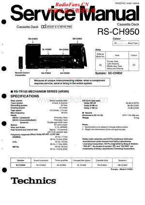 Technics-RSCH-950-Service-Manual电路原理图.pdf