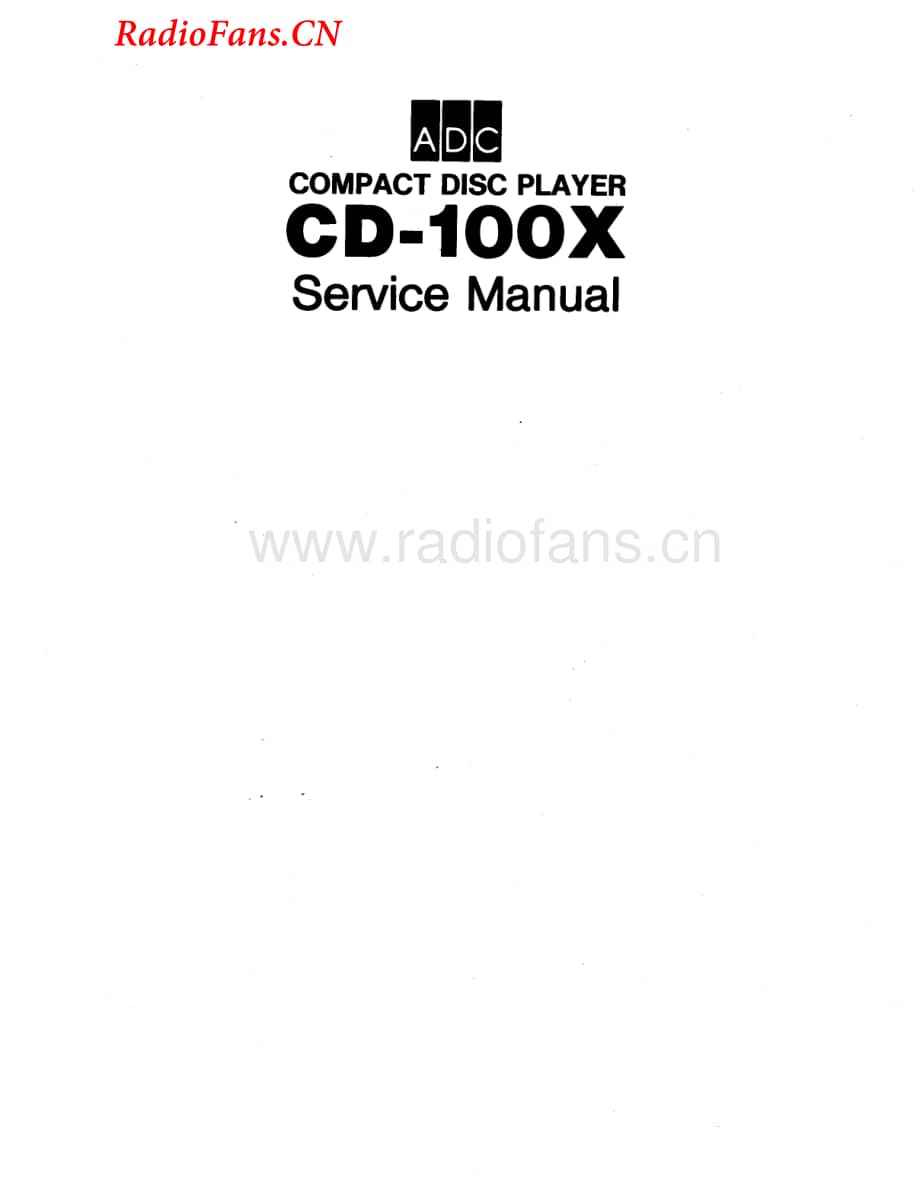 ADC-CD100X-cd-sm维修电路图 手册.pdf_第1页