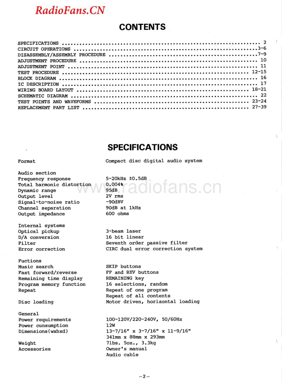 ADC-CD100X-cd-sm维修电路图 手册.pdf_第2页