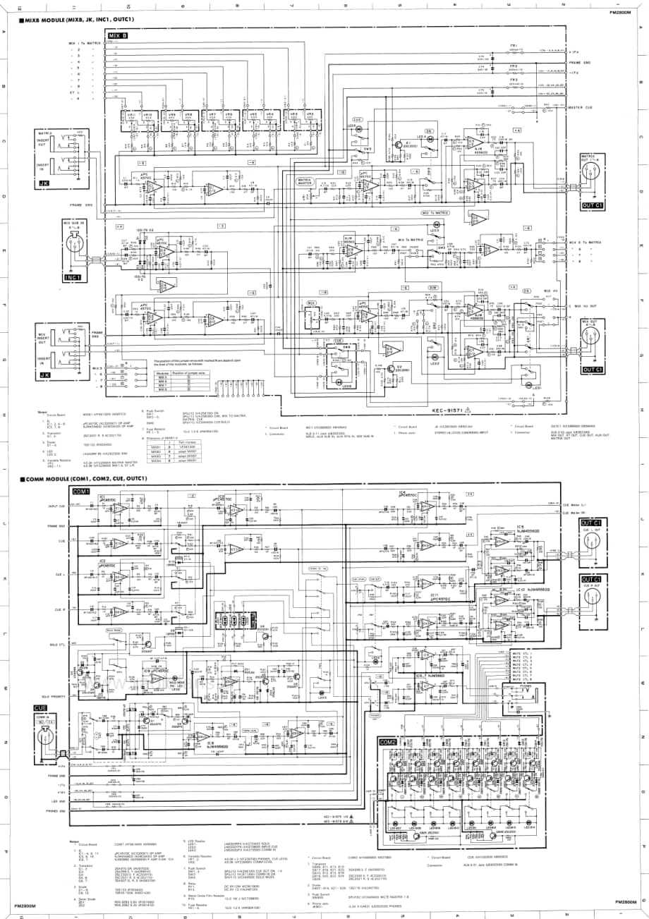 Yamaha-PW-2800-M-Schematic电路原理图.pdf_第2页