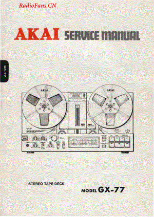 Akai-GX77-tape-sm2维修电路图 手册.pdf
