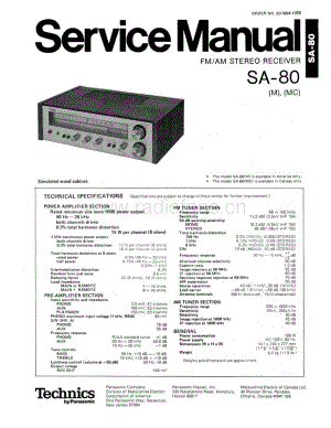 Technics-SA-80-Service-Manual电路原理图.pdf