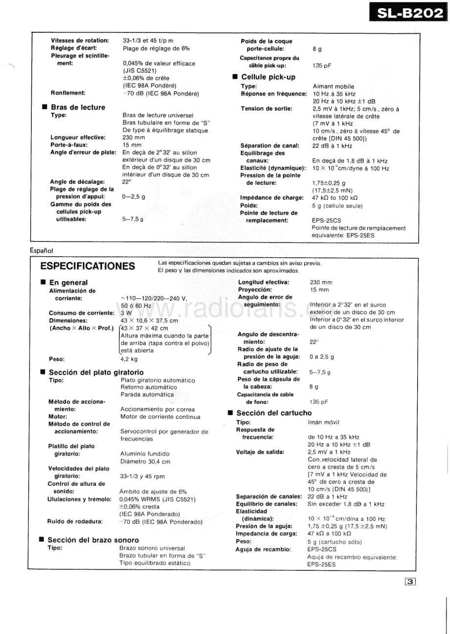 Technics-SLB-202-Service-Manual电路原理图.pdf_第3页