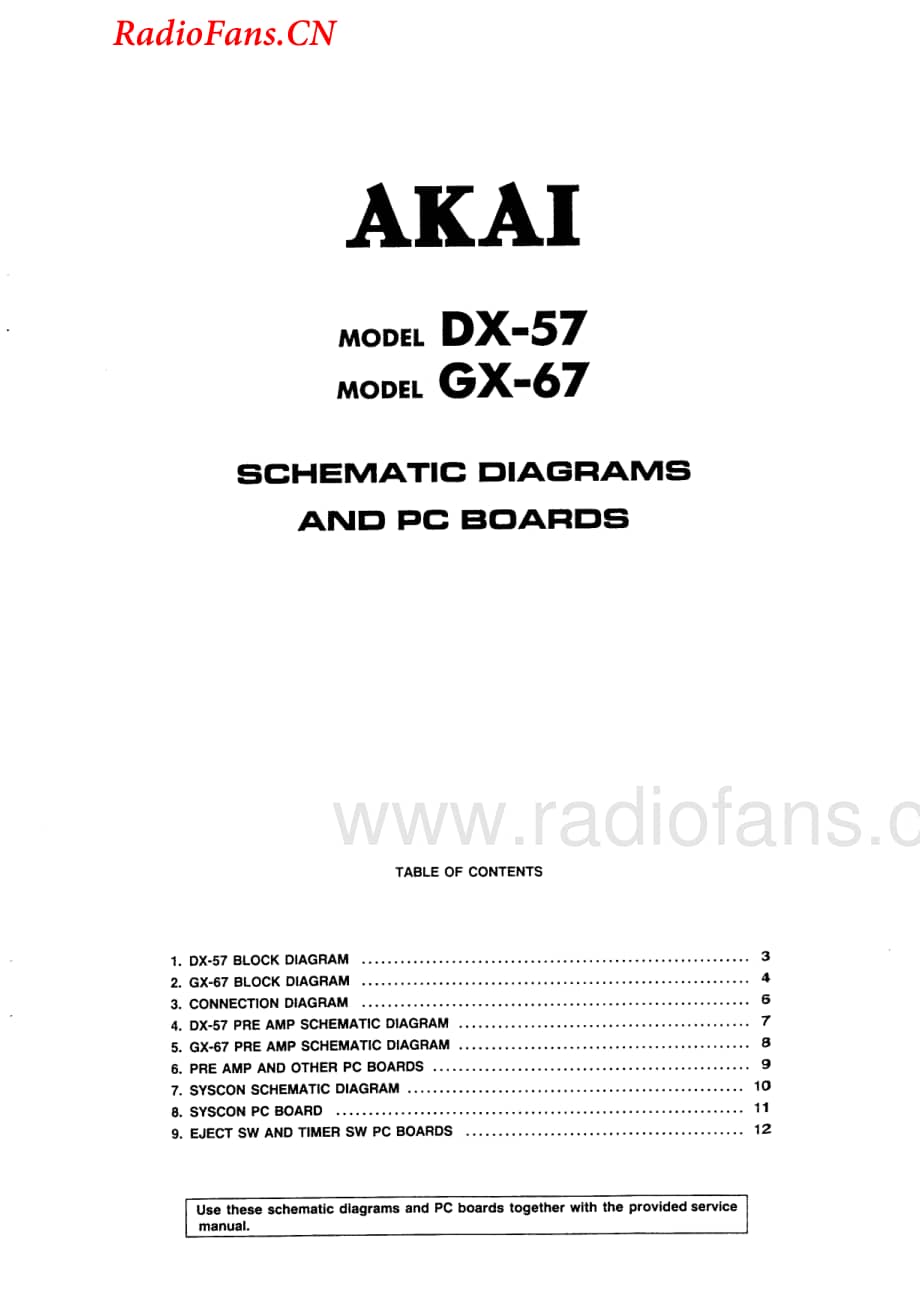 Akai-GX67-tape-sch维修电路图 手册.pdf_第1页