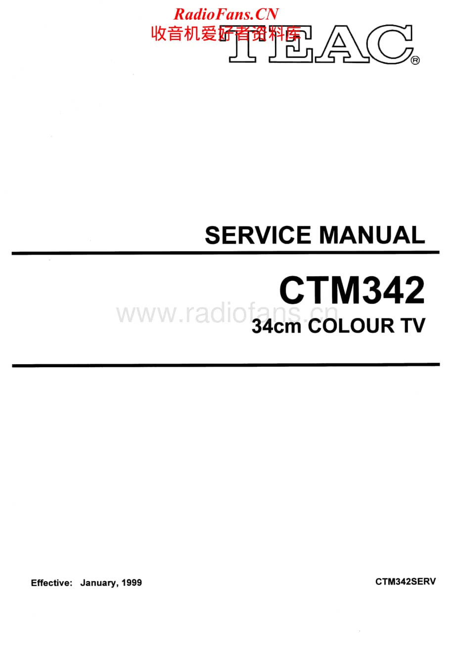 Teac-CT-M342-Service-Manual电路原理图.pdf_第1页