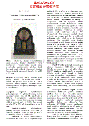 Telefunken-T500-Service-Manual电路原理图.pdf
