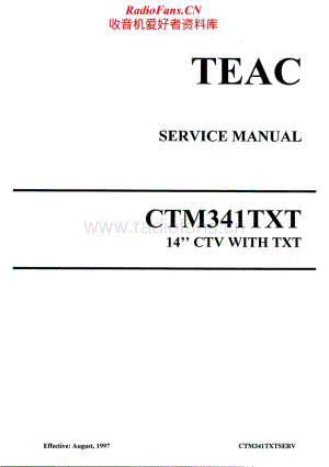 Teac-CT-M341-TXT-Service-Manual电路原理图.pdf