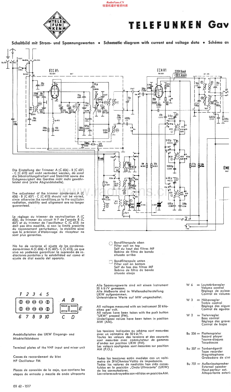 Telefunken-Gavotte-5353-Schematic电路原理图.pdf_第1页