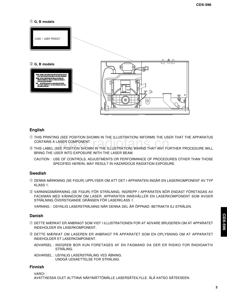 Yamaha-CDX-596-Service-Manual电路原理图.pdf_第3页