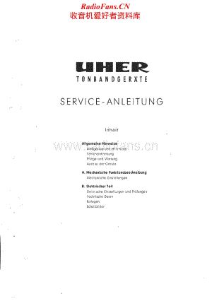 Uher-195-Service-Manual电路原理图.pdf
