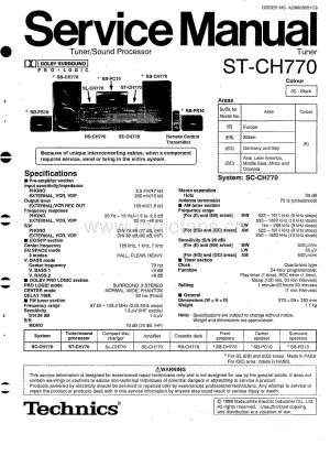 Technics-STCH-770-Service-Manual电路原理图.pdf