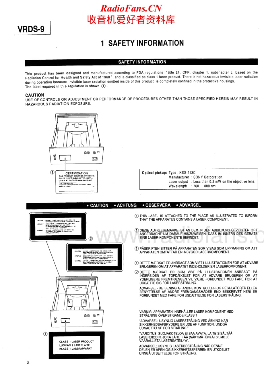 Teac-VR-DS9-Service-Manual电路原理图.pdf_第2页