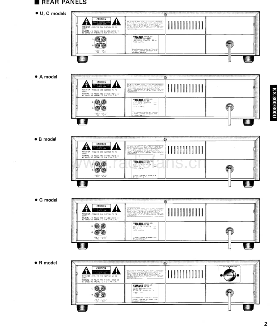 Yamaha-KX-800-U-Service-Manual电路原理图.pdf_第3页
