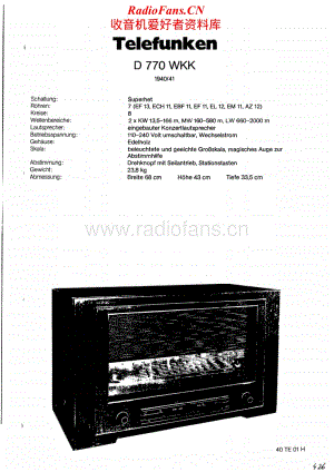 Telefunken-D770-WKK-Schematic-2电路原理图.pdf