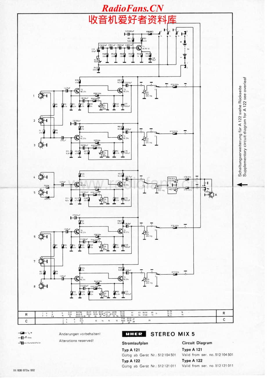 Uher-A-122-Schematic电路原理图.pdf_第1页