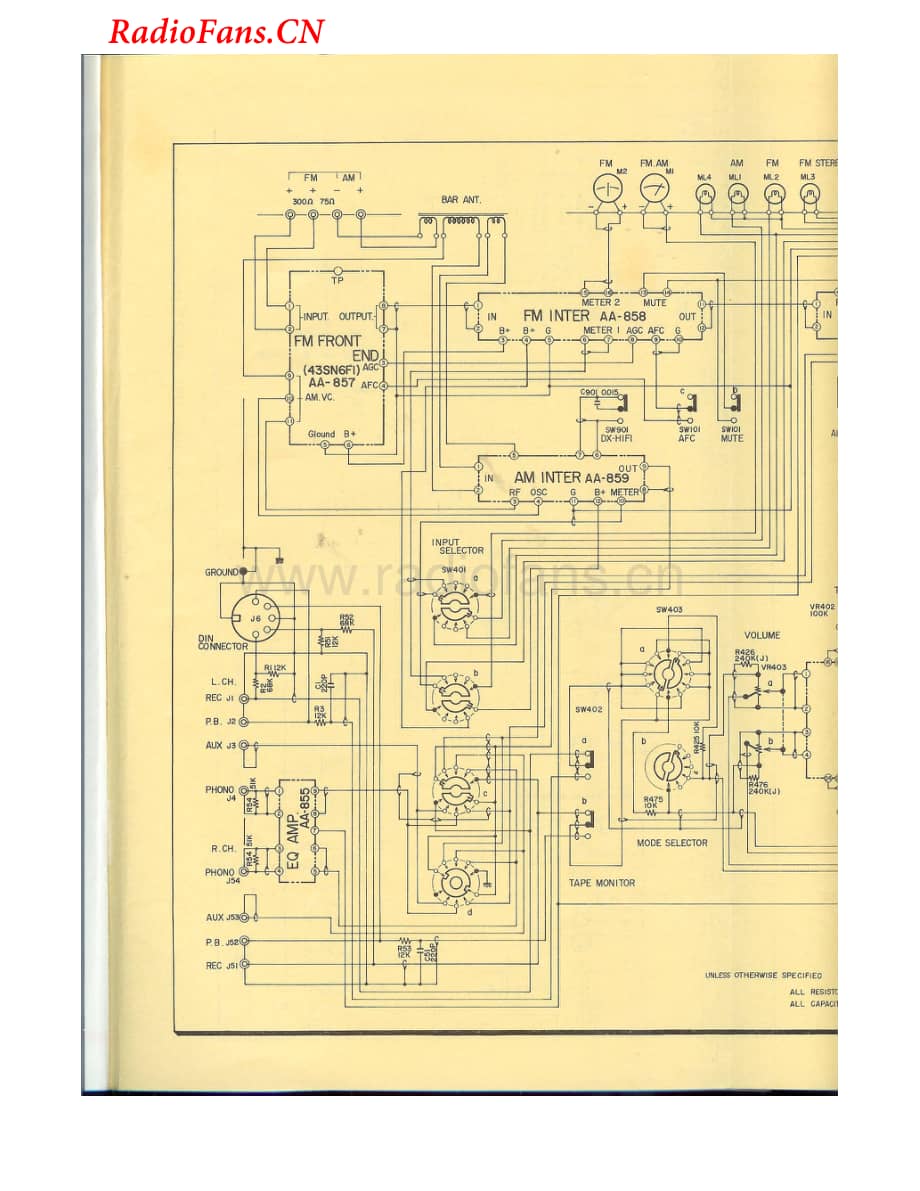 Akai-AA8500-int-sch维修电路图 手册.pdf_第1页