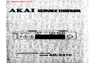Akai-AMU310-int-sm维修电路图 手册.pdf