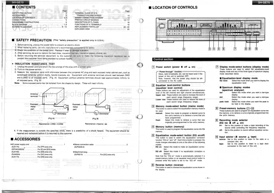 Technics-SHGE-70-Service-Manual电路原理图.pdf_第2页