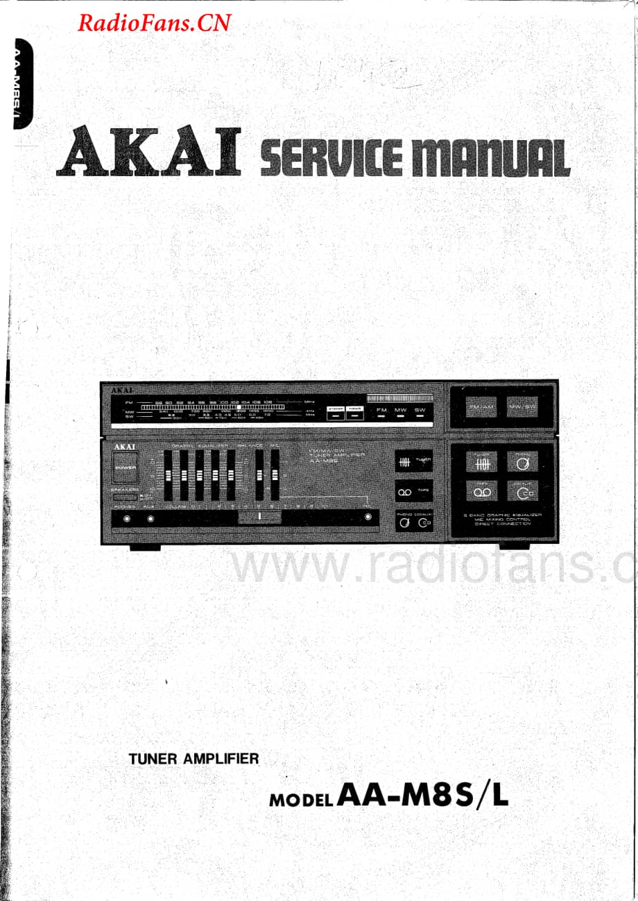 Akai-AAM8L-rec-sm维修电路图 手册.pdf_第1页