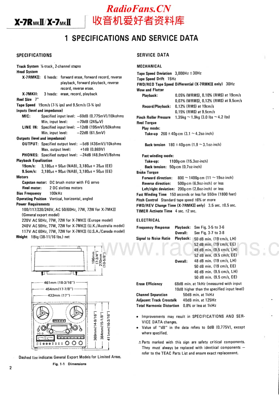 Teac-X-7-MkII-Service-Manual电路原理图.pdf_第2页