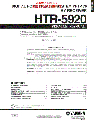 Yamaha-HTR-5920-Service-Manual电路原理图.pdf