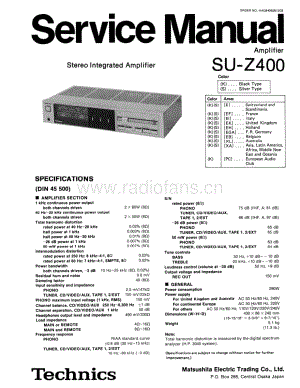 Technics-SUZ-400-Schematics电路原理图.pdf