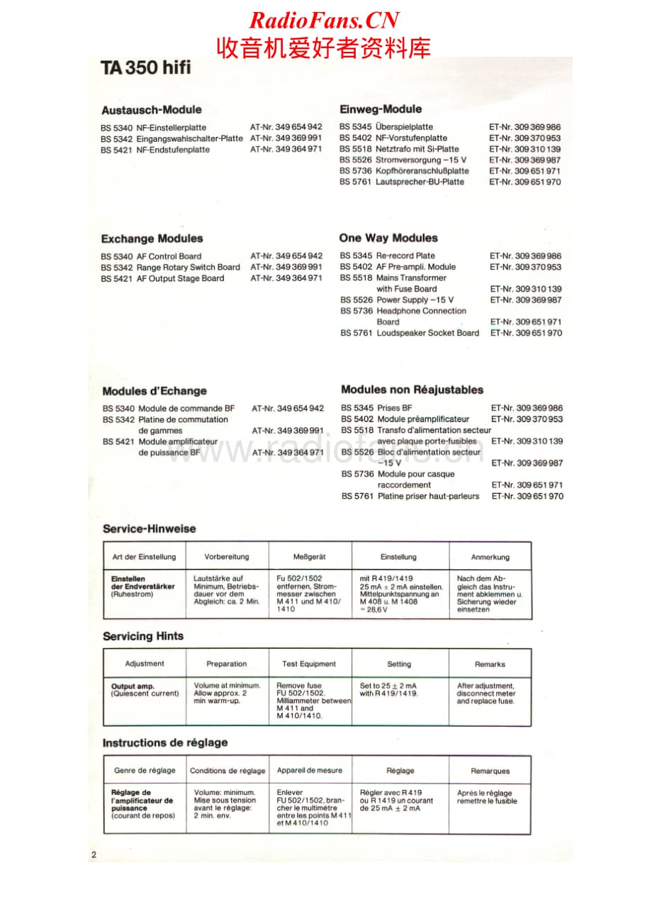 Telefunken-TA-350-Service-Manual电路原理图.pdf_第2页