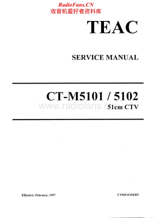 Teac-CT-M5101-Service-Manual电路原理图.pdf