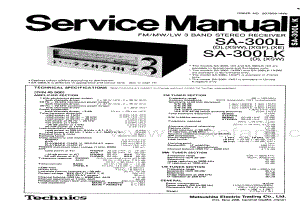 Technics-SA-300-L-Service-Manual电路原理图.pdf