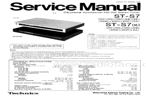 Technics-STS-7-Service-Manual电路原理图.pdf