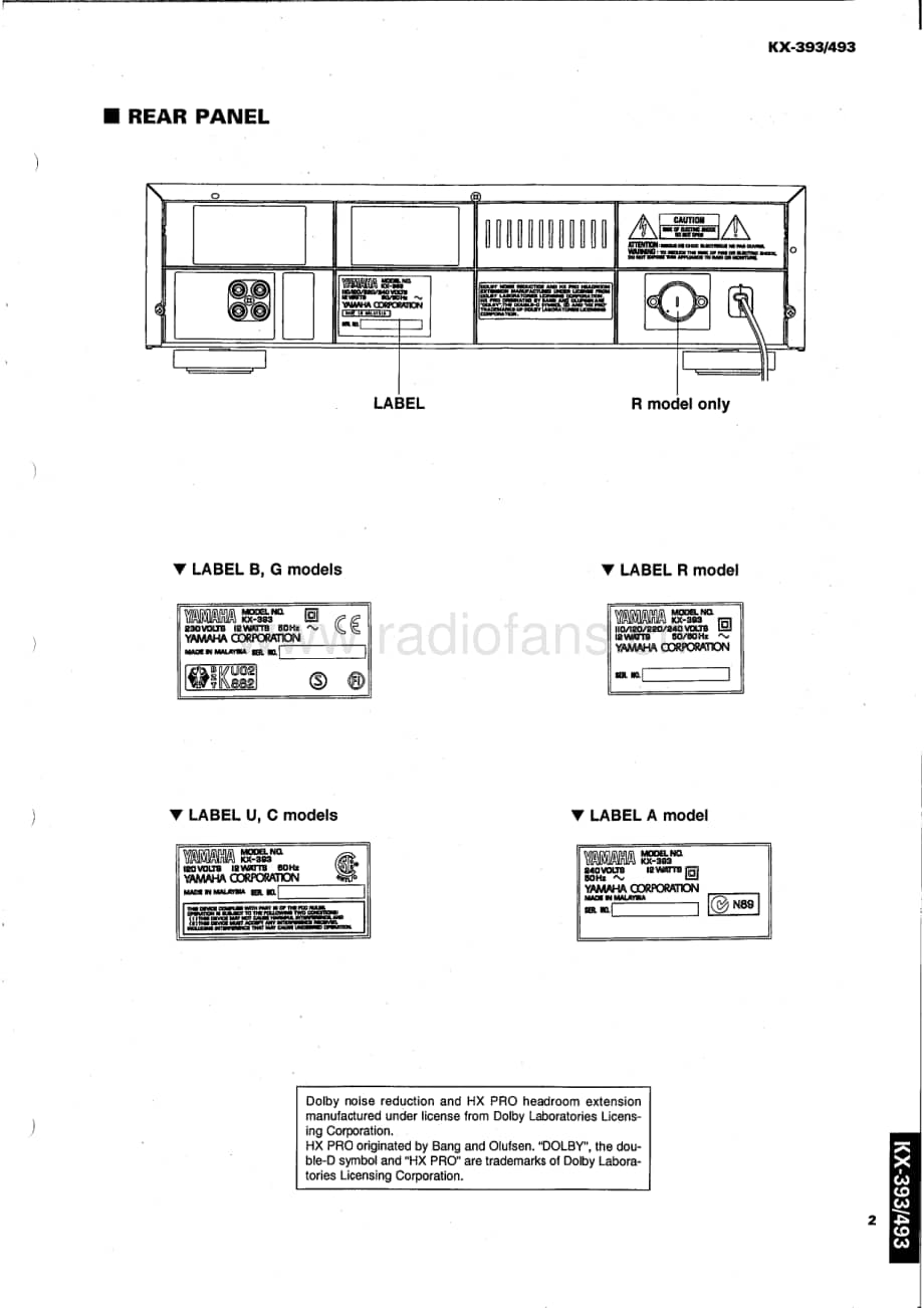 Yamaha-KX-393-Service-Manual电路原理图.pdf_第3页