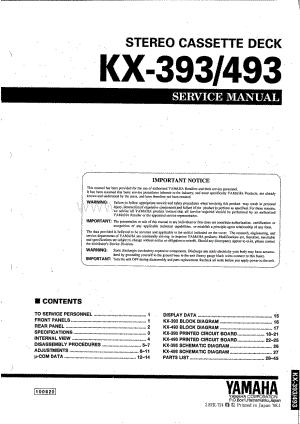 Yamaha-KX-393-Service-Manual电路原理图.pdf