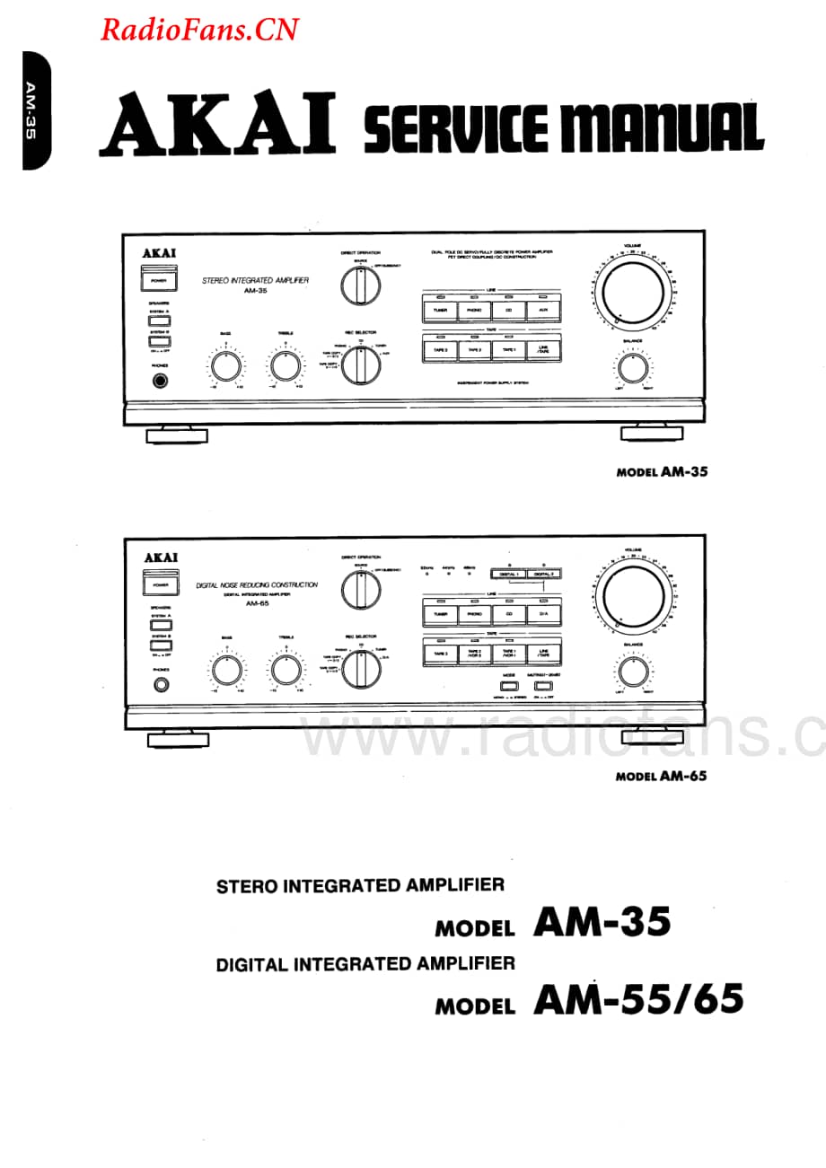 Akai-AM35-int-sm维修电路图 手册.pdf_第1页