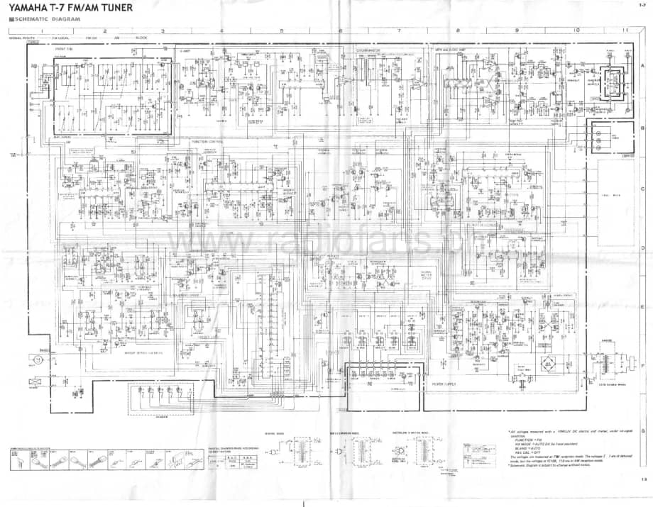 Yamaha-T-7-Schematic电路原理图.pdf_第1页