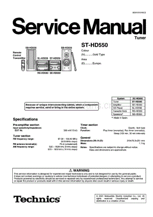Technics-ST-HD-550-Service-Manual电路原理图.pdf
