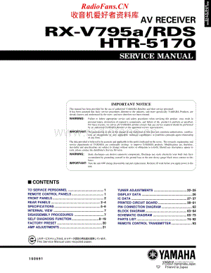 Yamaha-HTR-5170-Service-Manual电路原理图.pdf