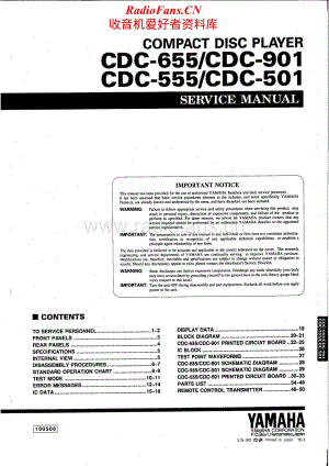 Yamaha-CDC-655-Service-Manual电路原理图.pdf